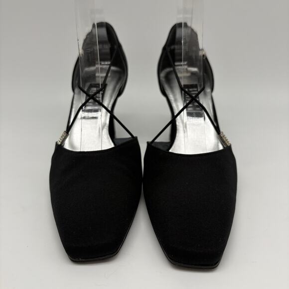 Stuart Weitzman Shoes - Vintage 90’s Stuart Weitzman D’Orsay Pump Heels 8 Black Sexy Classic